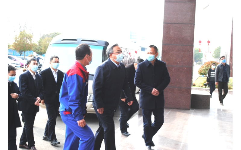 宿遷市委書記王昊一行蒞臨旭派電源有限公司指導疫情防控工作