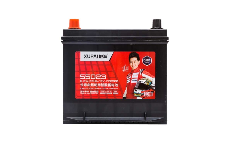 旭派6-QW-89MIN/55D23長壽命汽車起動電池