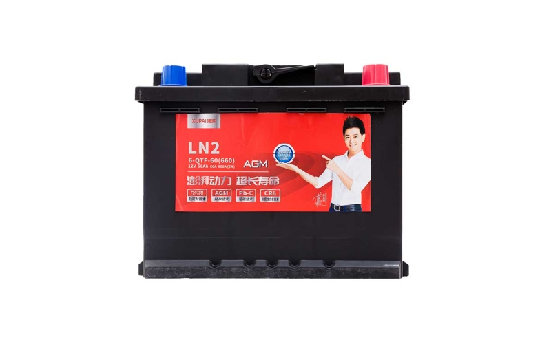 旭派6-QTF-60-LN2 長(zhǎng)壽命汽車(chē)啟停電瓶