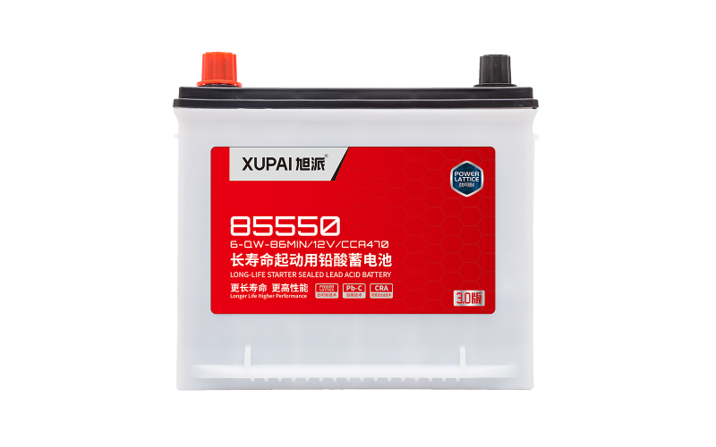旭派6-QW-86MIN/85550長(zhǎng)壽命汽車(chē)起動(dòng)電池